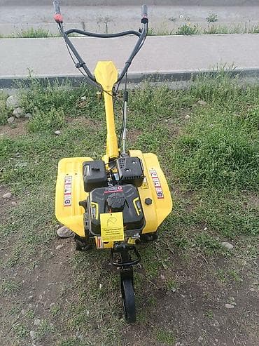 бензин: Мотоблок бензиновый, желтый - Тип: колесный мотоблок с передним — 4