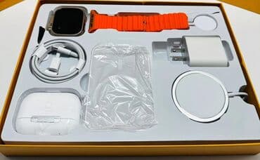 Детские смарт-часы: Набор “10 в 1” i20 Ultra Max Suit / Hi Watch Ultra (AMOLED) + — 3