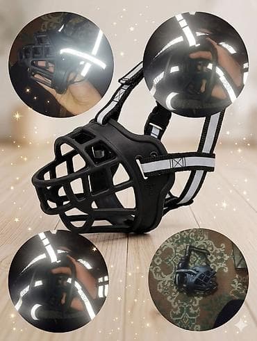 Нейлоновый намордник для собак с отражающими элементами. - Материал