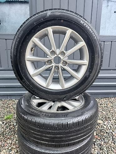 Колеса в сборе 205 / 65 / R 16, Лето, Б/у, Легковые, Литые, отверстий - 5