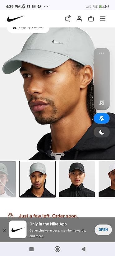 tech flece: Головные уборы, Nike, Новый, цвет - Серый, Самовывоз — 3