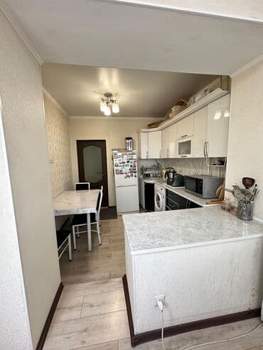 квартира ош нурзаман: 2 комнаты, 58 м², Индивидуалка, 4 этаж, Евроремонт — 5