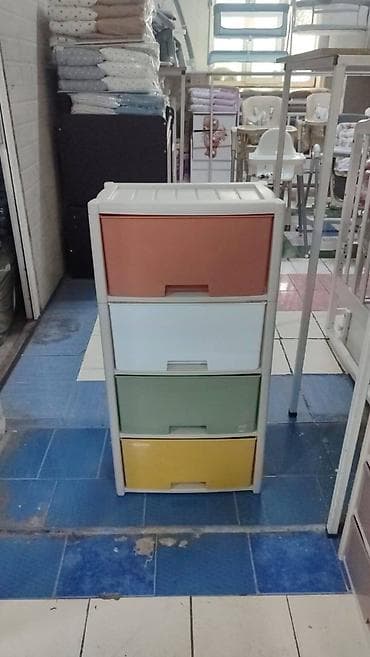 комоды пластиковые: Комод для одежды, Без зеркала, Пластик — 1