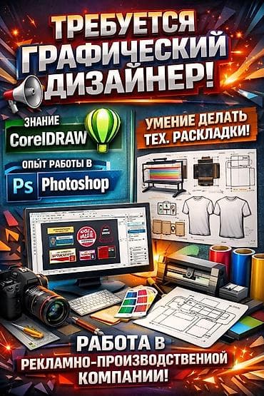 Жумуш: Графика дизайнери — 1