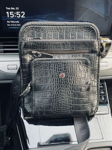 кожанные изделия: Барсетка, Butun, Материал: Натуральная кожа, Множество карманов, Б/у — 1