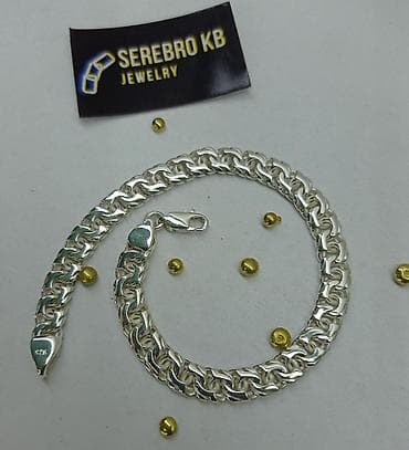 Жеке буюмдар: Серебряные Цепи и Браслеты Ручная работа 940-950 проба Делаю на Заказ — 10