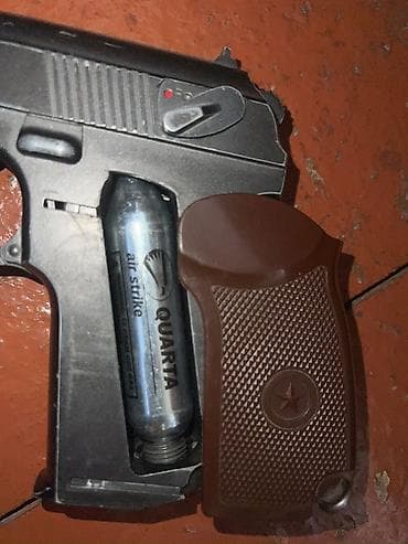 Контейнерлер: Пневматический пистолет МР-654К (реплика ПМ) под баллон CO₂ 12 г — 2