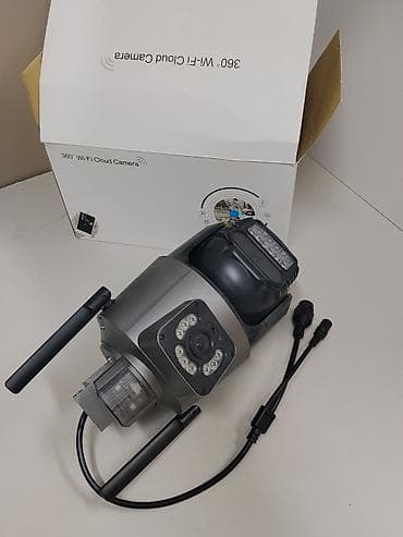 e mount: Поворотная уличная Wi‑Fi камера видеонаблюдения 360° с облачным — 1