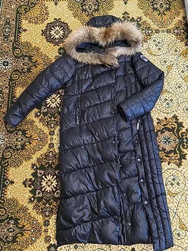 Пуховик, Длинная модель, Стеганый, 2XL