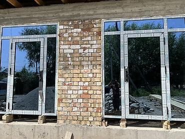 зеркала салона: Панорамные алюминиевые двери-витражи - Алюминиевый профиль с — 1
