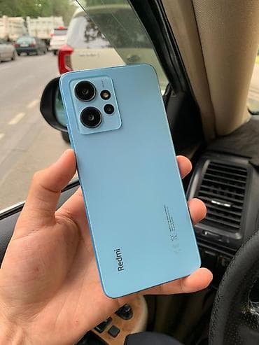 Redmi, Redmi Note 12, Б/у, 128 ГБ, цвет - Голубой, 2 SIM