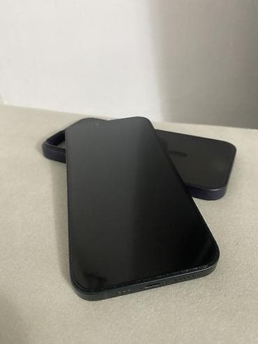 IPhone 14 Plus, Б/у, 128 ГБ, Midnight, Чехол, 83 %