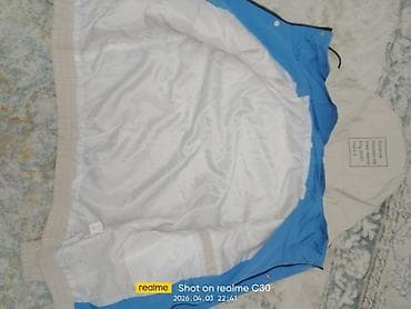 куртка наса: Ветровка, Осень-весна, С капюшоном — 1