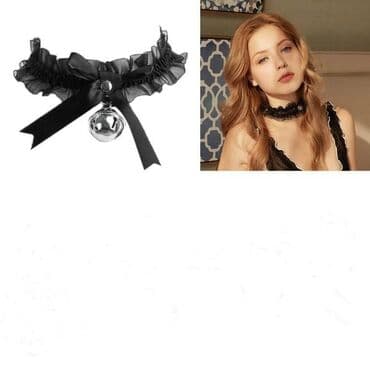 модный современные кыргызские национальные платья: Ожерелье Ч в стиле панк, колье- чокер женское, кружевной, в — 3