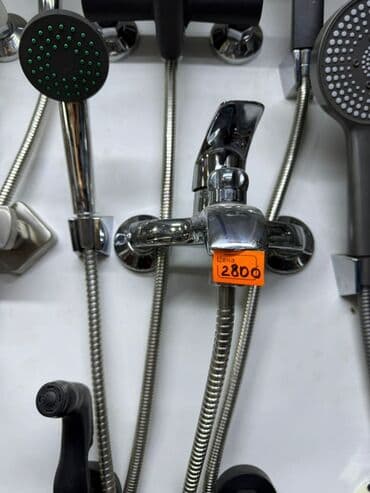 вешалка шкаф: Смеситель для ванны с душем, настенный - Тип: однорычажный смеситель — 1