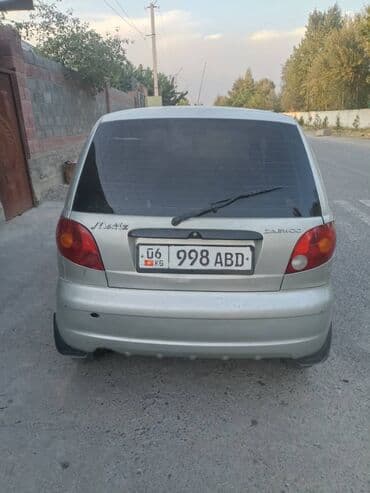 авто с последующим выкупом бишкек саната: Daewoo Matiz: 2006 г., 0.8 л, Механика, Бензин, Бус — 1