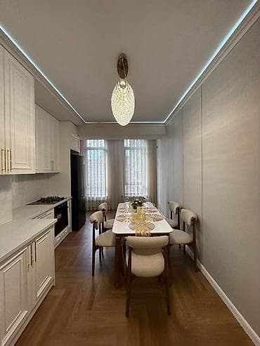 discovery studio: 3 комнаты, 105 м², Асанбай мкр Элитка, 9 этаж, Дизайнерский ремонт — 8