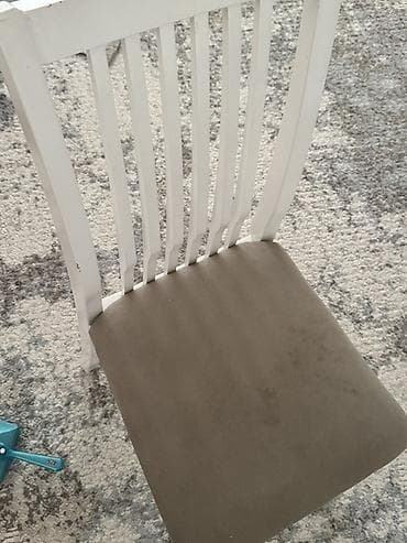 chair table: Стулья 5 шт по 1000 - Материал каркаса: дерево/МДФ, окраска белая - — 5