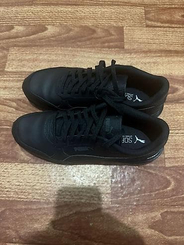 Мужские кроссовки, 42, Puma, Новый, цвет - Черный