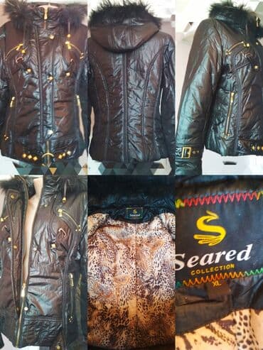 купить женский пуховик большого размера: Пуховик, Короткая модель, С капюшоном, XL — 3