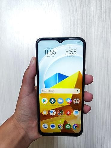 Техника и электроника: Poco M5s, Б/у, 128 ГБ, цвет - Черный, 1 SIM, 2 SIM — 2