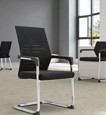 Офисные стулья: Офисный стул, Новый, цвет - Черный, Другой материал — 5