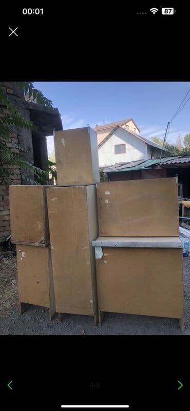продаю бу кухонный гарнитур: Ашкана гарнитуру, Колдонулган, түсү - Ак, Өзү алып кетүү — 4