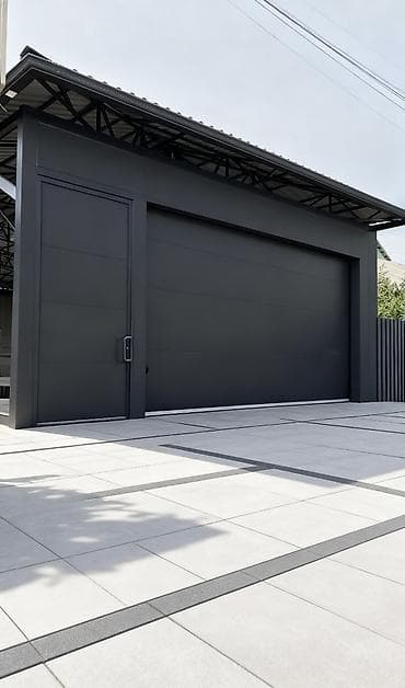 Секционные ворота: Автоматические, Alutech, Для гаража, Для частного дома, Для контейнера, Бронированные, В рассрочку, Новый, Бесплатная установка — 4