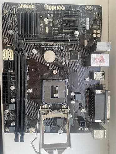 Настольные ПК и комплектующие: Материнская плата для ПК, Б/у, Gigabyte, LGA1150, Micro-ATX — 1