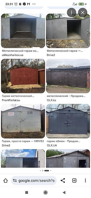 Продаю гараж: Сниму или куплю Металлический гараж . Желательно ближе к ул — 1