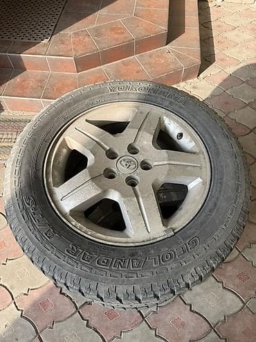 сапог муссо: Колеса в сборе 225 / 65 / R 17, Лето, Б/у, Комплект, Внедорожные (АТ/МТ), Литые, отверстий - 5 — 1