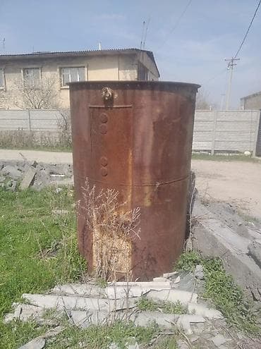 Не звоните только писать Металлическая ёмкость/бочка вертикальная