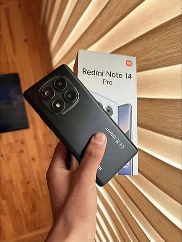 Redmi, Redmi Note 14 Pro, Б/у, 256 ГБ, цвет - Черный, 2 SIM