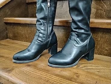 Босоножки, сандалии, шлепанцы: Лоферы, 35.5, Pandora, Б/у, цвет - Черный — 3