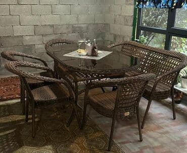 садовая мебель беларусь: Бакча эмерек комплекти, Ротанг — 17