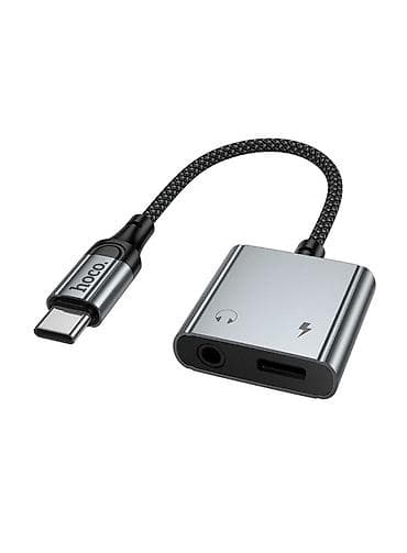 Другая аудиотехника: Переходник для наушников Type-C на 3.5mm Jack + Type-C для зарядки — 4