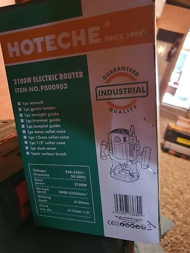 Фрезер электрический Hoteche P800903, 2100 Вт Основные — 2