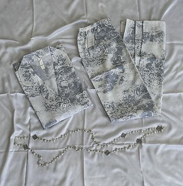 шорты длинные: Женский комплект пижамы с коротким рукавом - Состав: легкая дышащая — 6