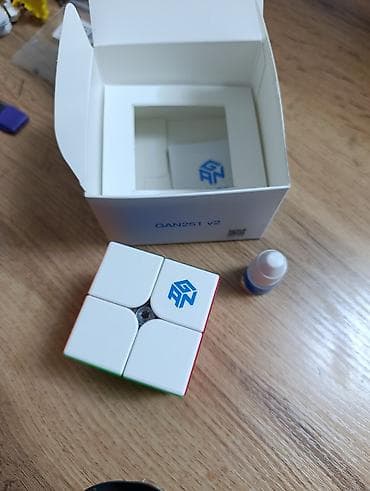 Тренажеры: GAN251 v2 — скоростной магнитный куб 2x2 от GAN. Комплектация по — 2