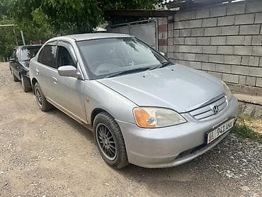 Транспорт: Honda Civic седан, поколение VII ( 2002 гг.), серебристый цвет — 7