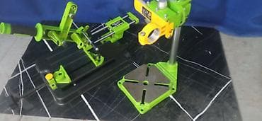 Стойка для дрели + станина-держатель для болгарки (углошлифовальной