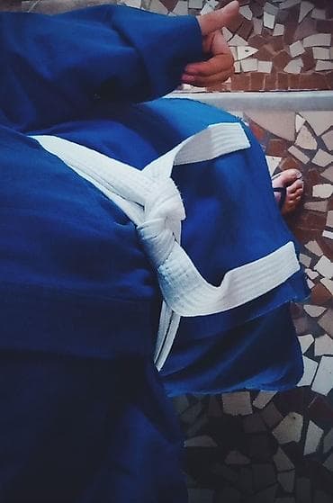 Синее кимоно для дзюдо от Green Hill, изготовленное из 100% хлопка