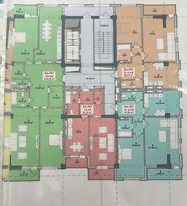 residence: 2 комнаты, 63 м², Элитка, 12 этаж, Готовая ПСО (под самоотделку) — 3