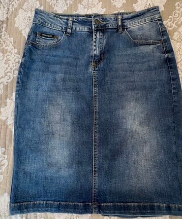 больших размеров одежда для полных: Юбка, Миди, Жынсы, Белден — 1