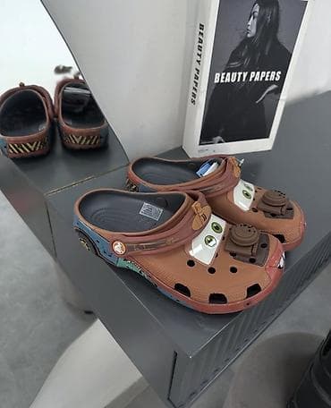 оригинал кроксы: Сабо, 32, 33, 34, Crocs, Новый, цвет - Коричневый, Самовывоз, Платная доставка — 1