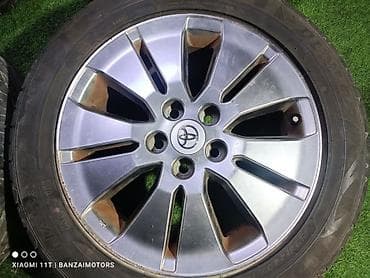 10 5j: Колеса в сборе 225 / 55 / R 17, Лето, Б/у, Комплект, Легковые, Литые, отверстий - 5 — 2