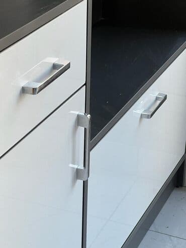 шкафчик для обуви: Новинка!!! Прихожая «блэк» фасад из корейского акрила у прихожей — 3