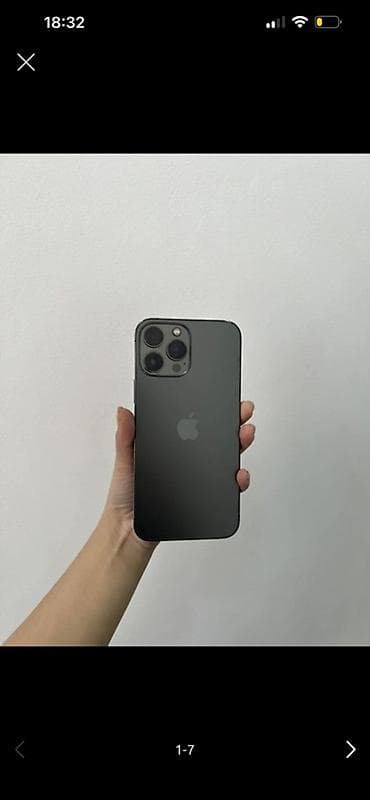 айвон 13: IPhone 13 Pro, Новый, 256 ГБ, Графит, Защитное стекло, Кабель, В рассрочку, 78 % — 1