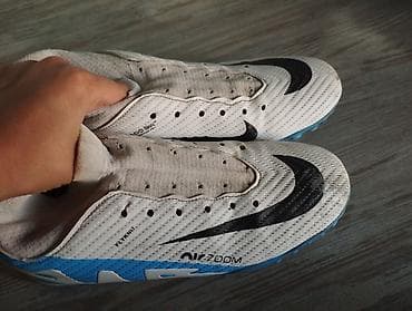 ботинки женские размер 38: Мужские кроссовки, 38, Nike, Б/у, цвет - Белый, Самовывоз — 4