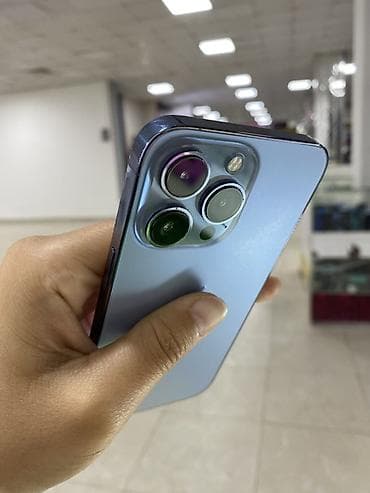 apple whatch 6: IPhone 13 Pro, Б/у, 128 ГБ, Sierra Blue, 72 % — 2